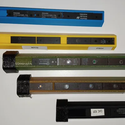 Ống đựng IC có cửa sổ dành cho chip DIP bản rộng