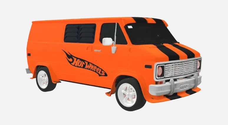 Mô hình xe van Hot Wheels G20/91 cực chất cho người mê in 3D - Image 1