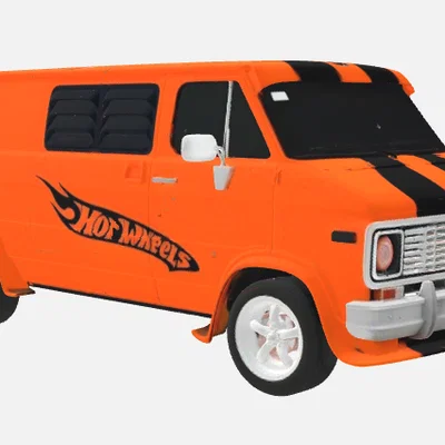 Mô hình xe van Hot Wheels G20/91 cực chất cho người mê in 3D