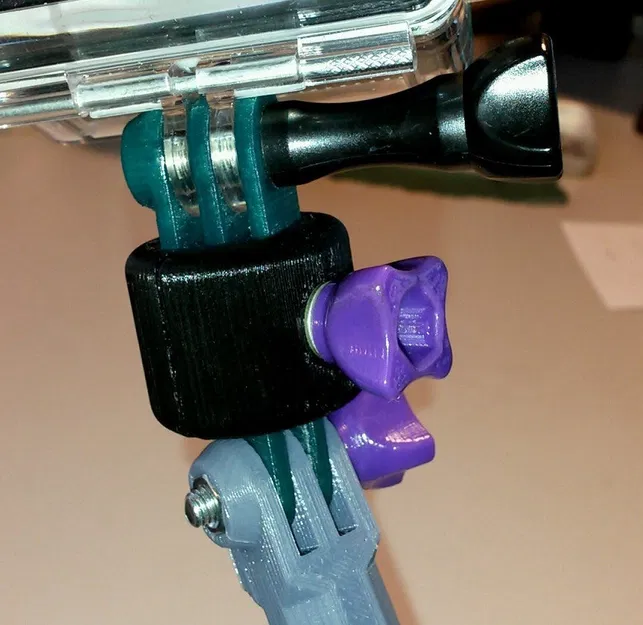 Ngàm xoay 360 độ linh hoạt cho GoPro - Phụ kiện in 3D tiện lợi - Image 1