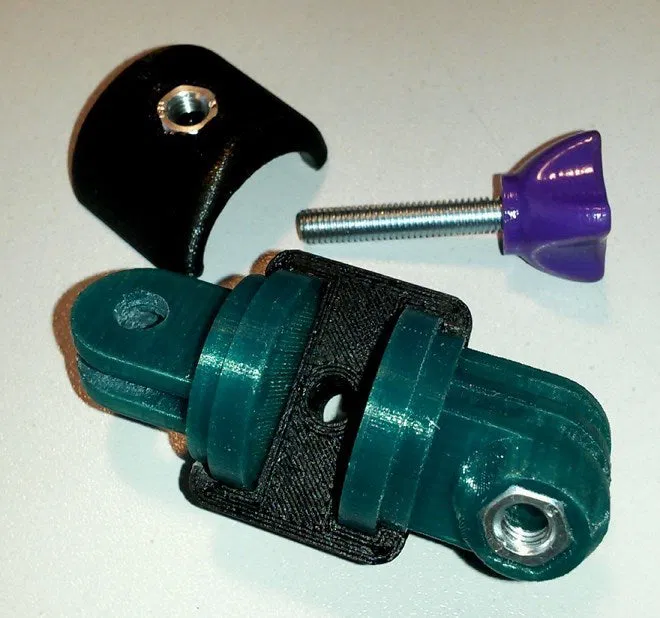 Ngàm xoay 360 độ linh hoạt cho GoPro - Phụ kiện in 3D tiện lợi - Image 3