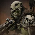 Bloodbound Realms – Orc – Boneclad Crossbow Raider (Mô hình 3D STL Dark Fantasy) - Thumbnail 4