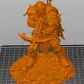 Bloodbound Realms – Orc – Boneclad Crossbow Raider (Mô hình 3D STL Dark Fantasy) - Thumbnail 5