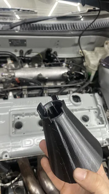 Phễu châm nhớt 3D chuyên dụng cho động cơ Mitsubishi 4G63 EVO 1-3 - Image 2