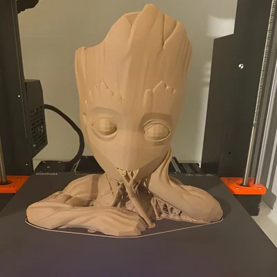 Mẫu in 3D chậu cây Groot - Decor đáng yêu cho bàn làm việc