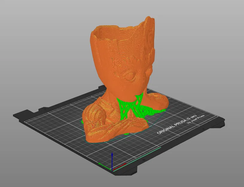 Mẫu in 3D chậu cây Groot - Decor đáng yêu cho bàn làm việc - Image 3