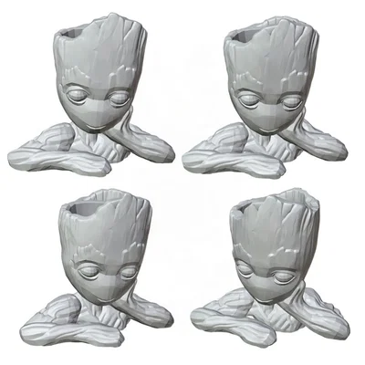 Mẫu in 3D chậu cây Groot - Decor đáng yêu cho bàn làm việc