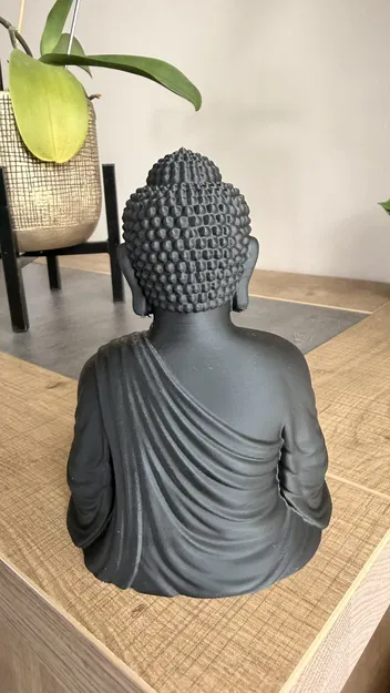 Tượng Phật Đựng Nến – Mẫu Điêu Khắc Zen LED - Image 2