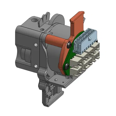 Miếng đệm đầu in cho Voron V0.1 với LGX Lite và Umbilical PCB