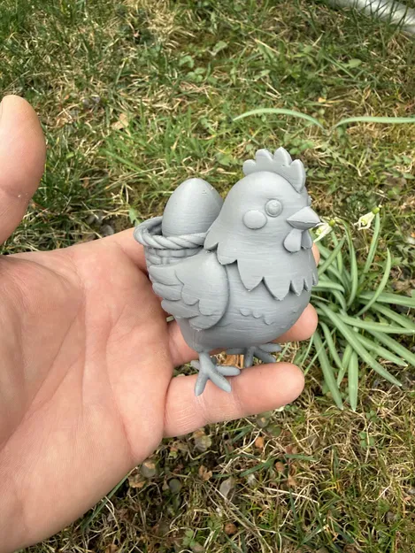 Mô hình Gà mái phục sinh cùng trứng (Easter hen with egg) - Image 2