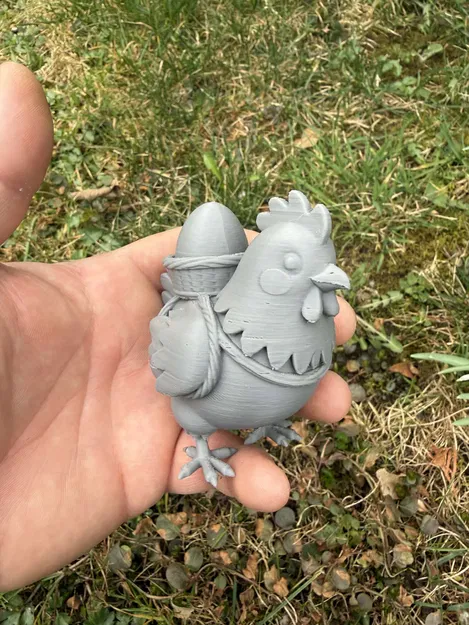 Mô hình Gà mái phục sinh cùng trứng (Easter hen with egg) - Image 3