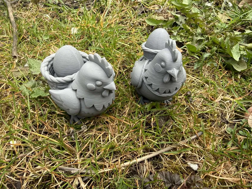 Mô hình Gà mái phục sinh cùng trứng (Easter hen with egg) - Image 4