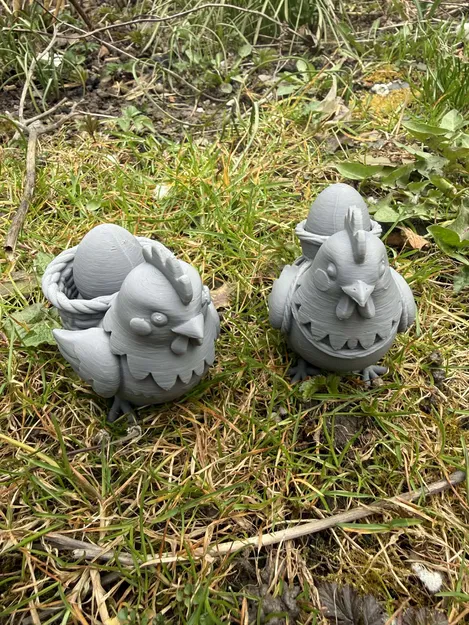 Mô hình Gà mái phục sinh cùng trứng (Easter hen with egg) - Image 5