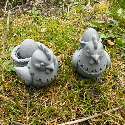 Mô hình Gà mái phục sinh cùng trứng (Easter hen with egg) 5