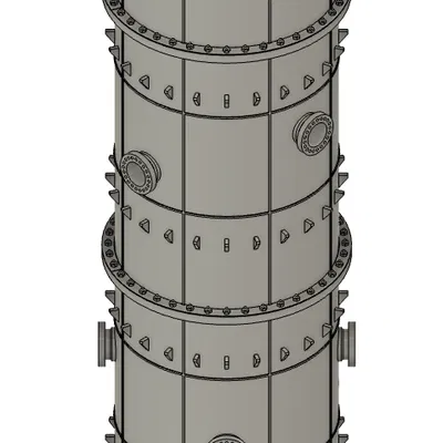 Mô hình tháp công nghiệp tỉ lệ 1:87 dùng cho sa bàn