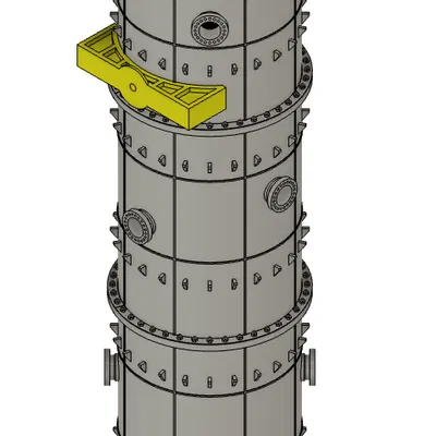 Mô hình tháp công nghiệp tỉ lệ 1:87 dùng cho sa bàn
