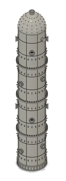 Mô hình tháp công nghiệp tỉ lệ 1:87 dùng cho sa bàn - Image 5