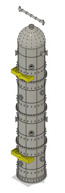 Mô hình tháp công nghiệp tỉ lệ 1:87 dùng cho sa bàn - Image 6