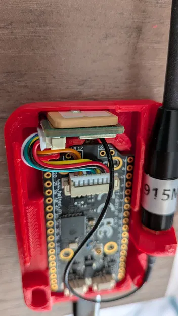 Vỏ hộp 3D cho Heltec V4 tích hợp khoang chứa module GPS - Image 1