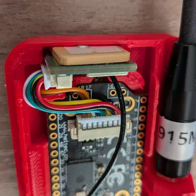 Vỏ hộp 3D cho Heltec V4 tích hợp khoang chứa module GPS