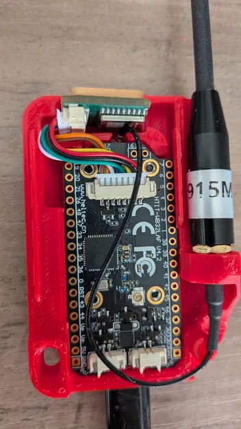 Vỏ hộp 3D cho Heltec V4 tích hợp khoang chứa module GPS - Image 2