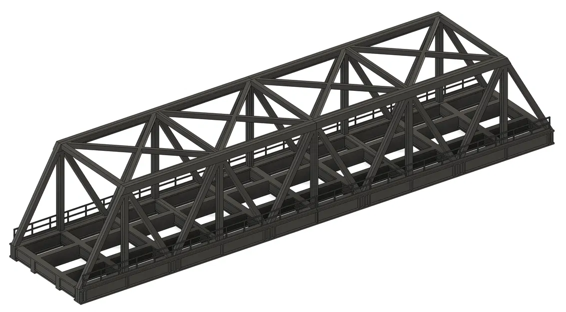 Mô hình cầu thép tĩnh vật 1:87 (HO scale) cho dân chơi sa bàn - Image 1