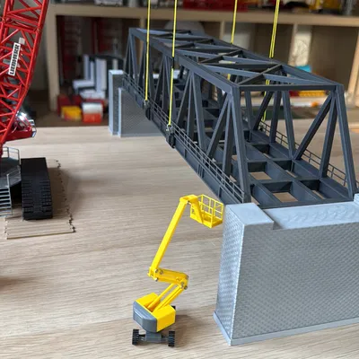 Mô hình cầu thép tĩnh vật 1:87 (HO scale) cho dân chơi sa bàn