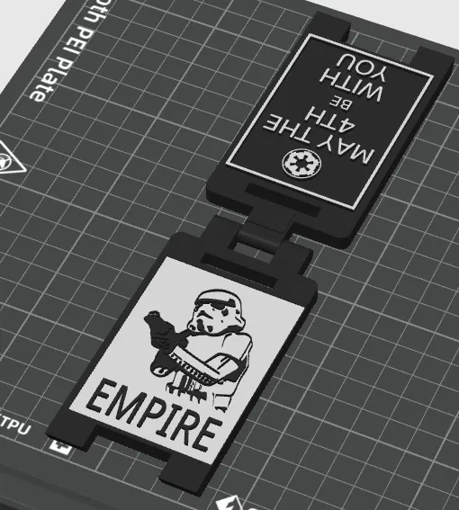 Mô hình in 3D trang trí Star Wars May the 4th chủ đề Empire - Image 1