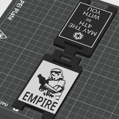 Mô hình in 3D trang trí Star Wars May the 4th chủ đề Empire