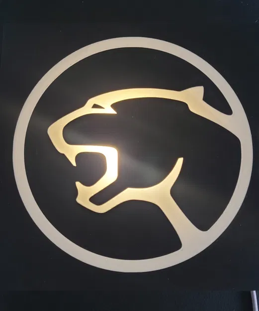 Lichtbox hình logo Mercury Cougar - Image 1