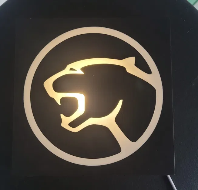 Lichtbox hình logo Mercury Cougar - Image 3
