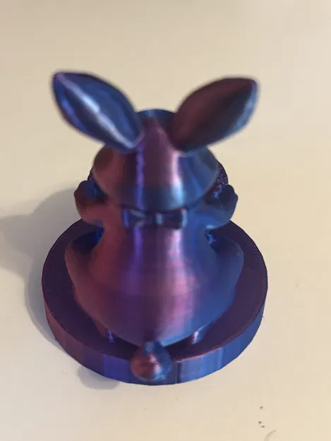 Mô hình thỏ Phục sinh cầm giỏ trang trí - Image 3