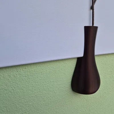 Mẫu in 3D lọ hoa treo tường tạo hiệu ứng thị giác độc đáo