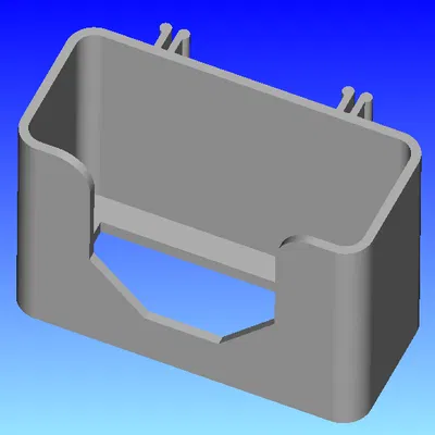 Giá đỡ củ sạc 4 cổng (2x USB-A, 2x USB-C) cho bảng Ikea Skadis