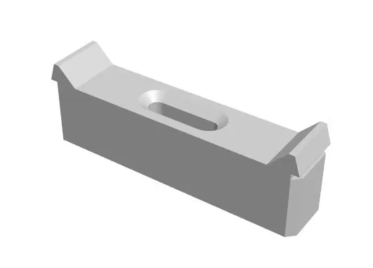 Kẹp giữ đèn LED bán nguyệt 71mm in 3D tiện lợi - Image 1