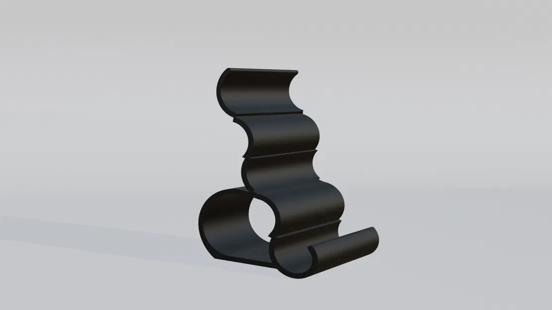 Giá đỡ điện thoại Wavy "Broken" – Thiết kế độc lạ cho bàn làm việc - Image 1