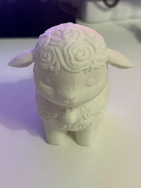 Mô hình chú cừu con trang trí ngày lễ Phục sinh dễ thương - Image 3