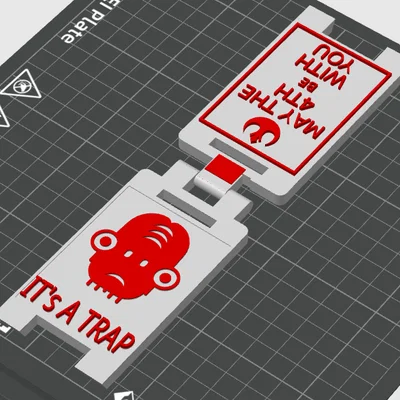 Mô hình 3D Star Wars: May the 4th & It's a Trap độc đáo