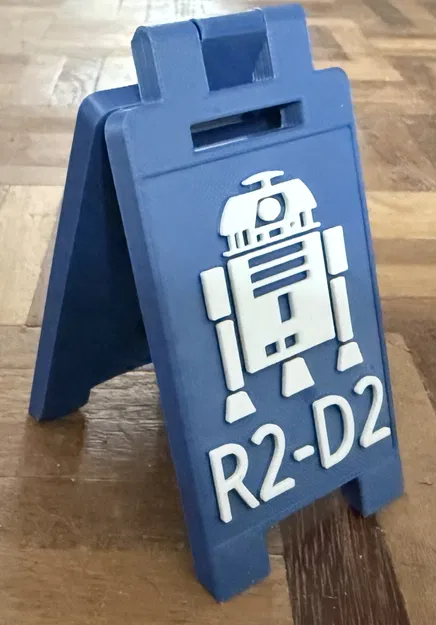 Biển báo R2-D2 Star Wars in 3D trang trí độc đáo - Image 1
