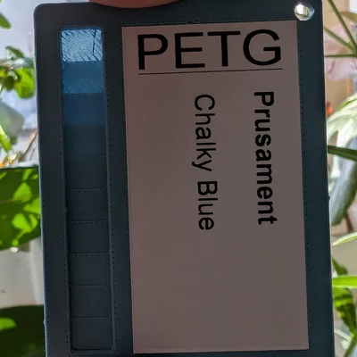 Swatch thử nhựa filament dành cho nhãn Brother P-Touch 62mm