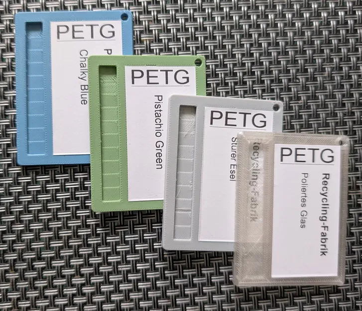 Swatch thử nhựa filament dành cho nhãn Brother P-Touch 62mm - Image 3