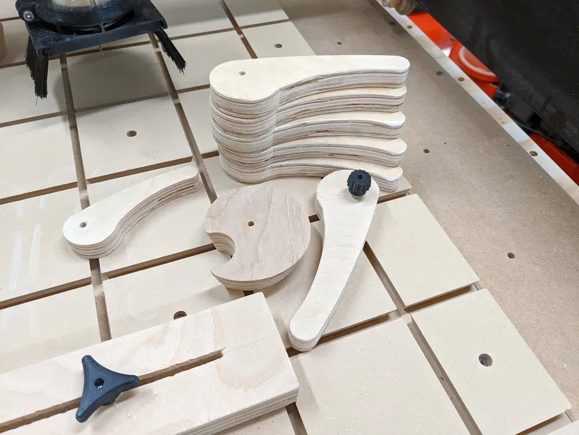 Bộ kẹp phôi gỗ CNC Cam Clamps tiện lợi cho máy gia công - Image 1