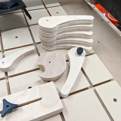 Bộ kẹp phôi gỗ CNC Cam Clamps tiện lợi cho máy gia công