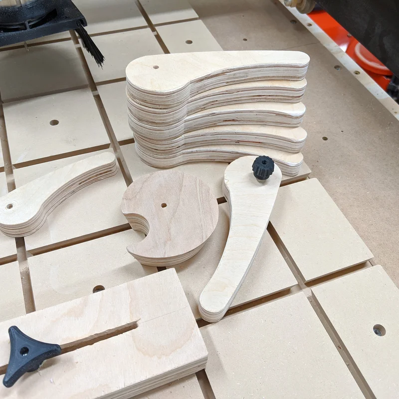 Bộ kẹp phôi gỗ CNC Cam Clamps tiện lợi cho máy gia công
