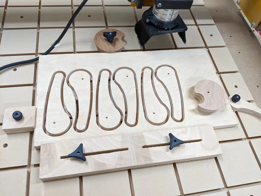 Bộ kẹp phôi gỗ CNC Cam Clamps tiện lợi cho máy gia công - Image 2