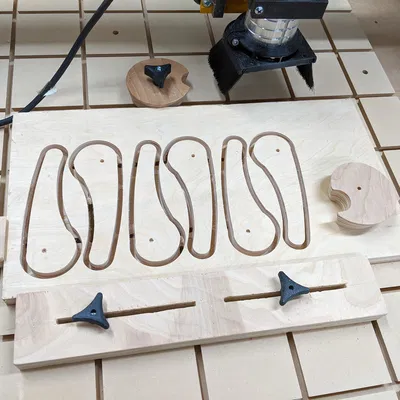 Bộ kẹp phôi gỗ CNC Cam Clamps tiện lợi cho máy gia công