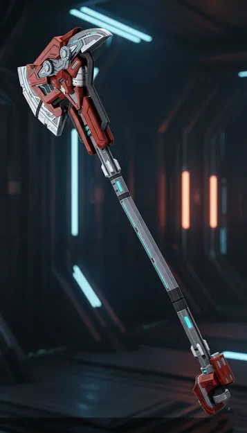 Transformer Weapon – Mô hình vũ khí khoa học viễn tưởng biến hình in 3D - Image 3