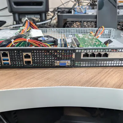 Backplate 1U cho Supermicro có khe thông gió