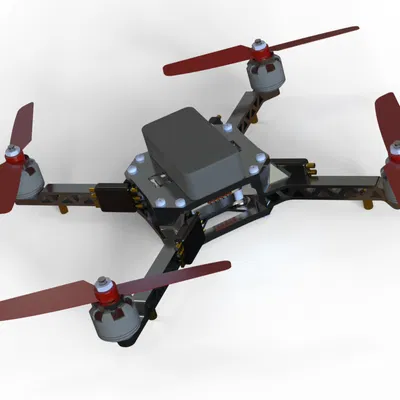 Mô hình Drone thu nhỏ – Thiết kế Quadcopter in 3D