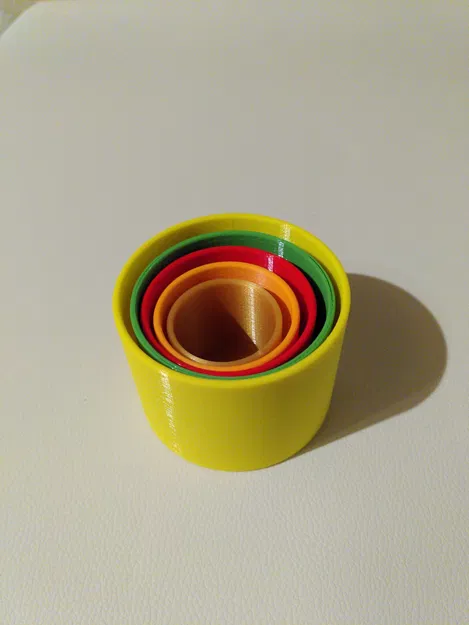 Ly Xếp Chồng Cầu Vồng – Đồ chơi Montessori rèn luyện giác quan - Image 1